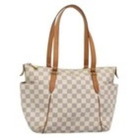 LOUIS VUITTON Damier Azur Totally PM Tote Bag N51261 LV Auth 138211 - Picture 1 of 16